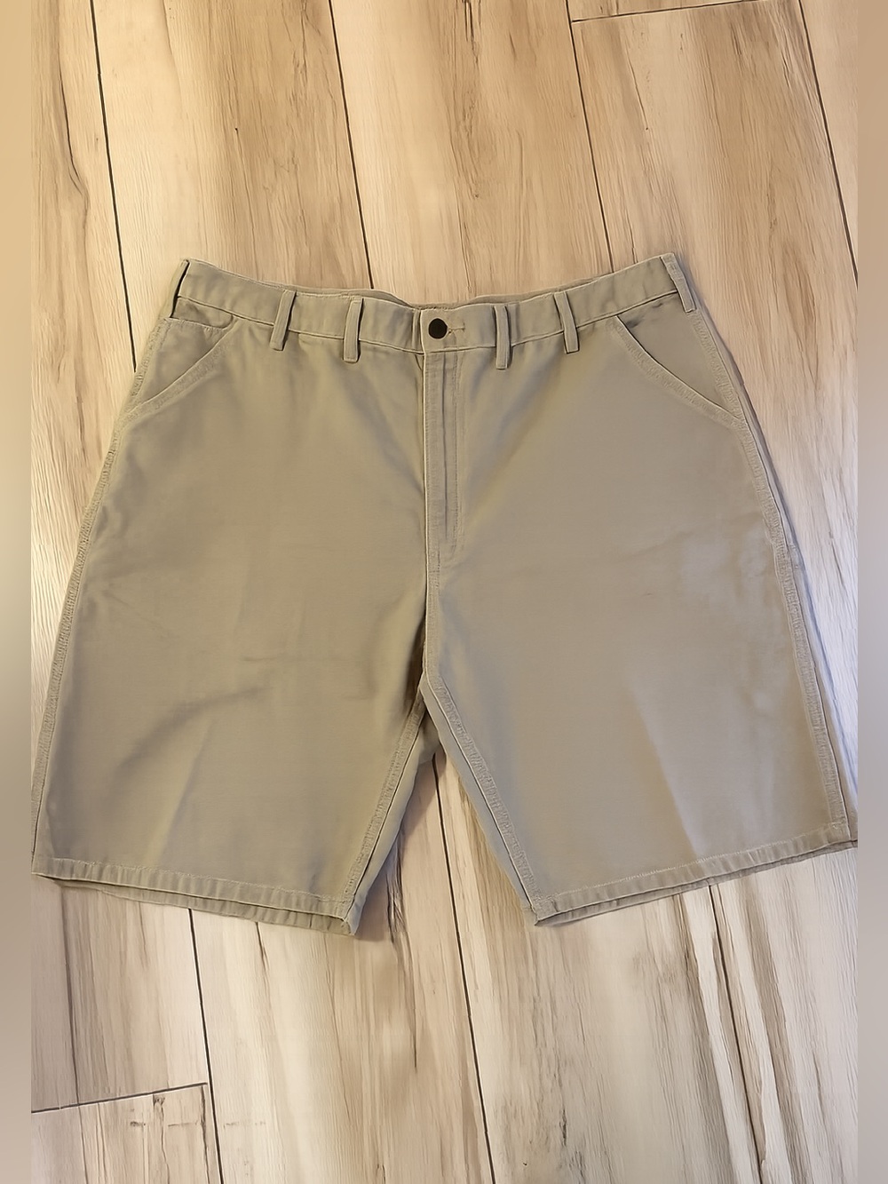 Carhartt B278 Men’s Khaki Work Shorts 100% Cotton Size 44
